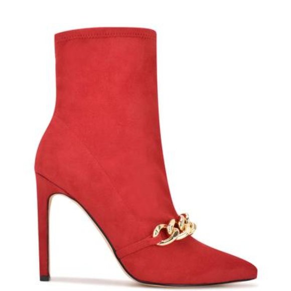 Nine West RED Timbaa Dress Bootie - Picture 1 of 5